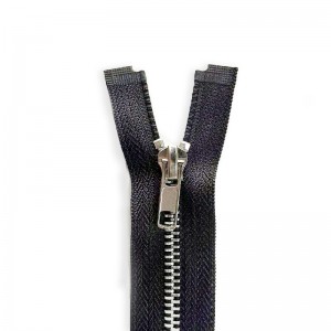 Discount wholesale Wholesale Resin Zipper No. 5 Plastic Teeth Zipper Garment Zipper