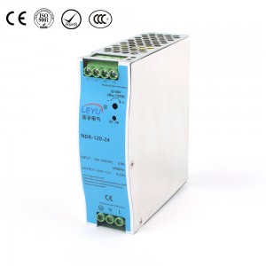 120W Single Output Industrial DIN Rail Power Supply NDR-120 Series