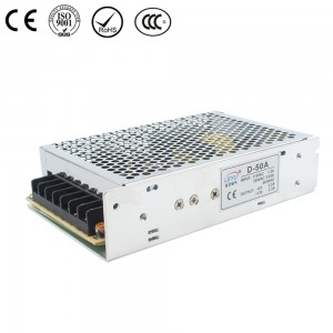 50W Dual Output Switching Power Supply D-50-serien
