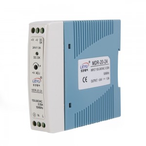 20W 단일 출력 DIN 레일 전원 공급 장치 MDR-20 시리즈