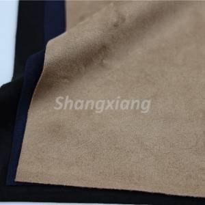 Poly fabric knit fabric suede fabric