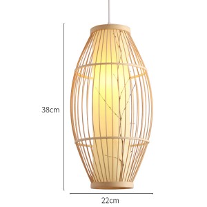 Bamboo pendant lights,Southeast Asian style bamboo woven lamp | XINSANXING
