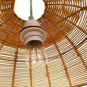 Large woven pendant light,Creative handmade rattan lanterns | XINSANXING
