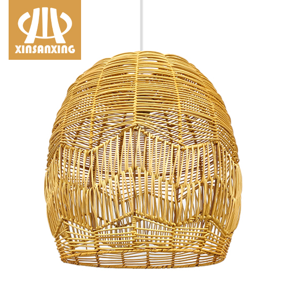 Large woven pendant light,Creative handmade rattan lanterns | XINSANXING Featured Image