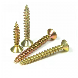 yellow chipboard screw self driving screw for w...