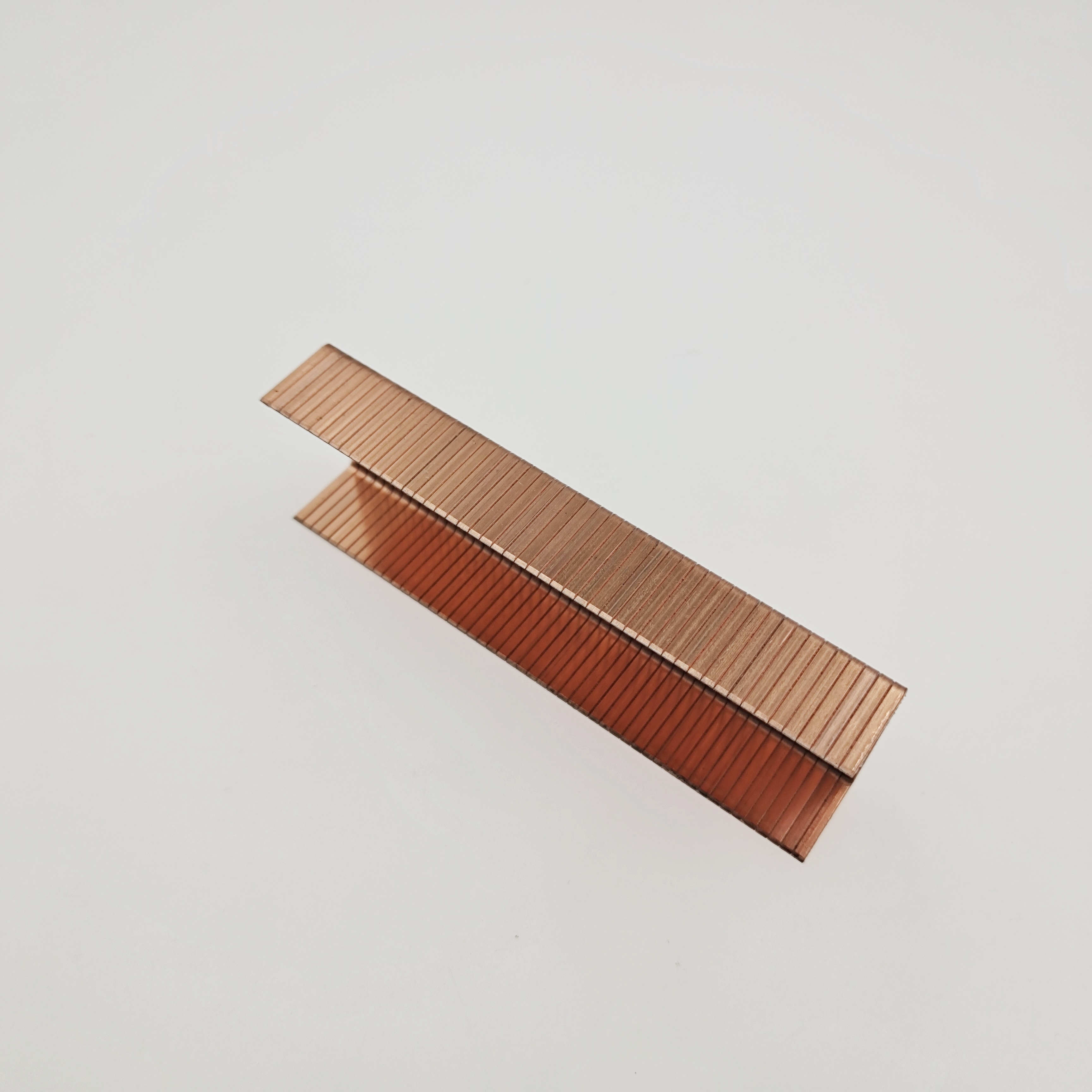 Copper Plated Tenacity 16GA 35MM  U-Type Nail Carton Closing Staple 7/8" length 3522  with 1.63mm Dia
