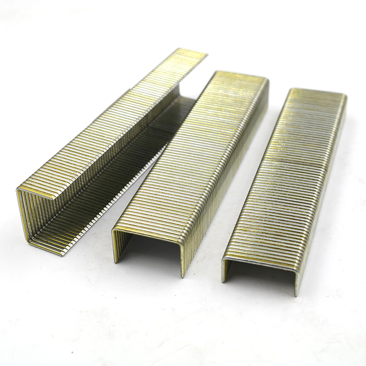 BCS2 Series Gold  Heavy Wire Saples For Stapler Custom Made  Staple For Furniture