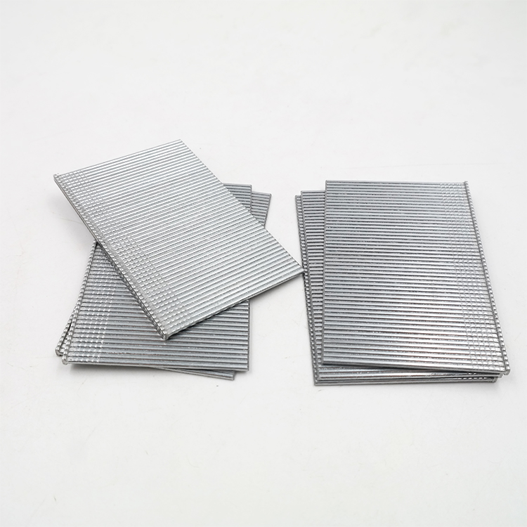 Corrosion Resistance Galvanized Wire 18GA F Series Brad Nails Finishing Staple With 1.15mm Dia