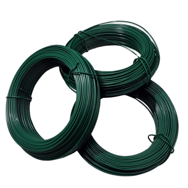 black white Green PVC coated  PE wire binding wire