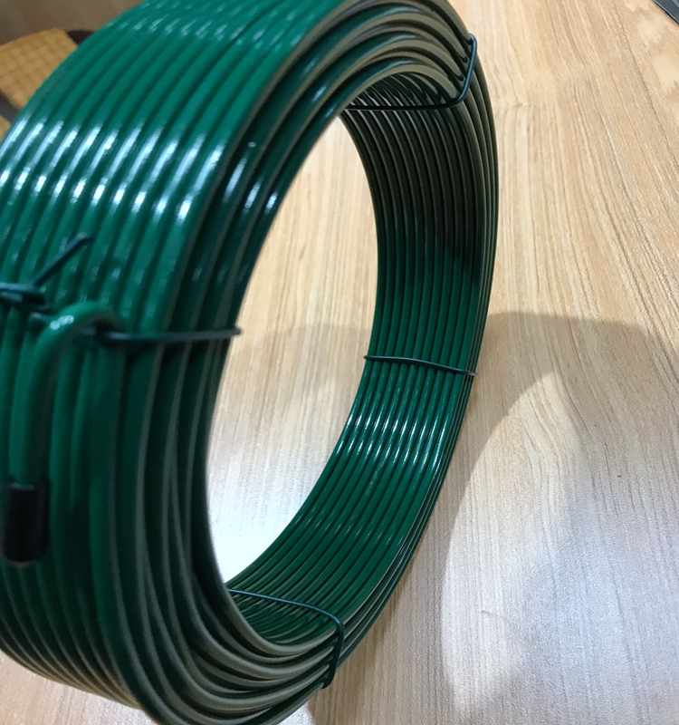Colorful PVC coated small coil roll wire for binding tying wire
