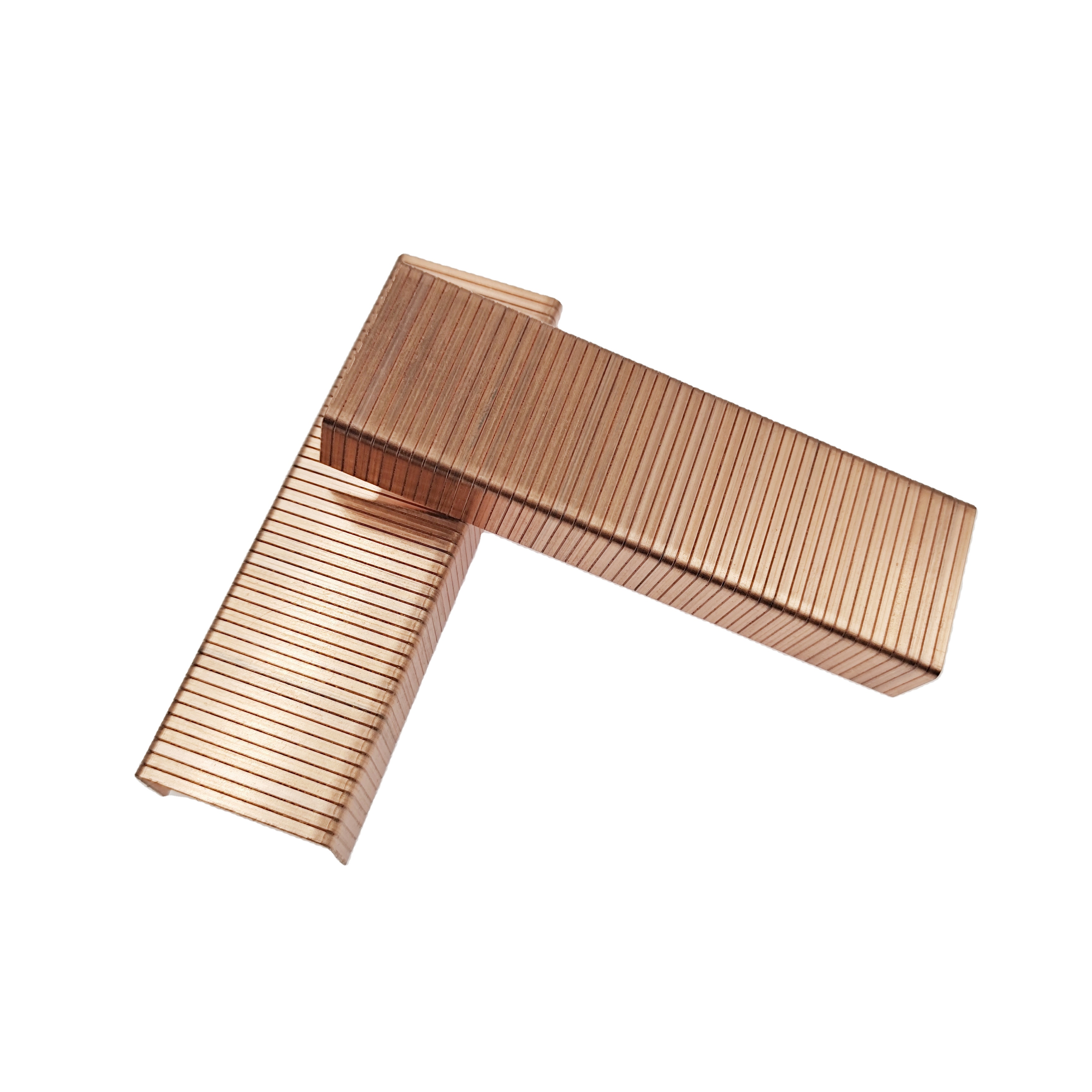 Copper Plated Tenacity 17GA 35MM  U-Type Nail Carton Closing Staple 5/8" length 3515 with 1.47mm Dia