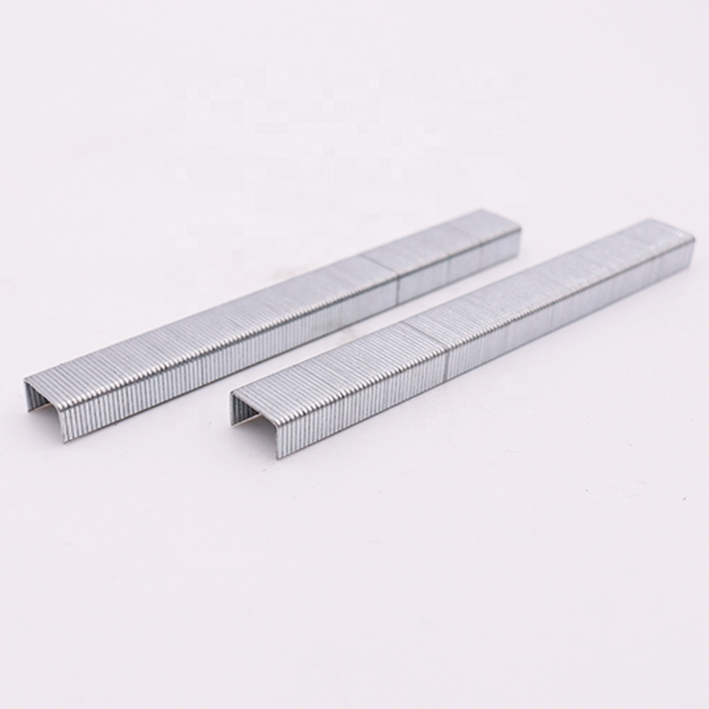 Steel 10.5MM 22GA U-Type Nail Zinc Plated A19 furniture staples