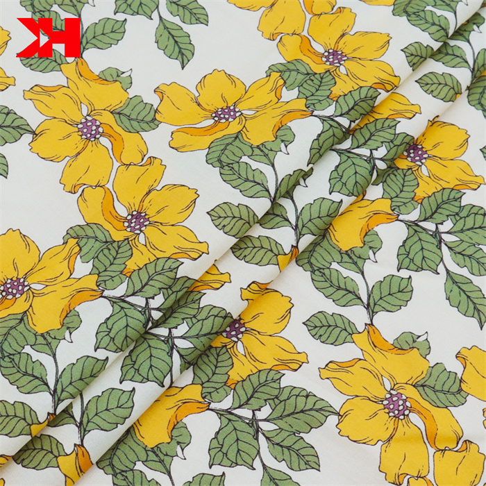 motif bunga 100% katun organik kain tana rumput lembut