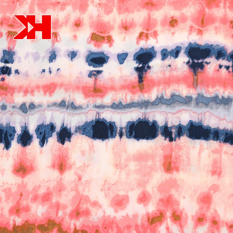 Veleprodajna zaloga po meri potiskana viskozna tkanina iz rajona Challis Predstavljena slika