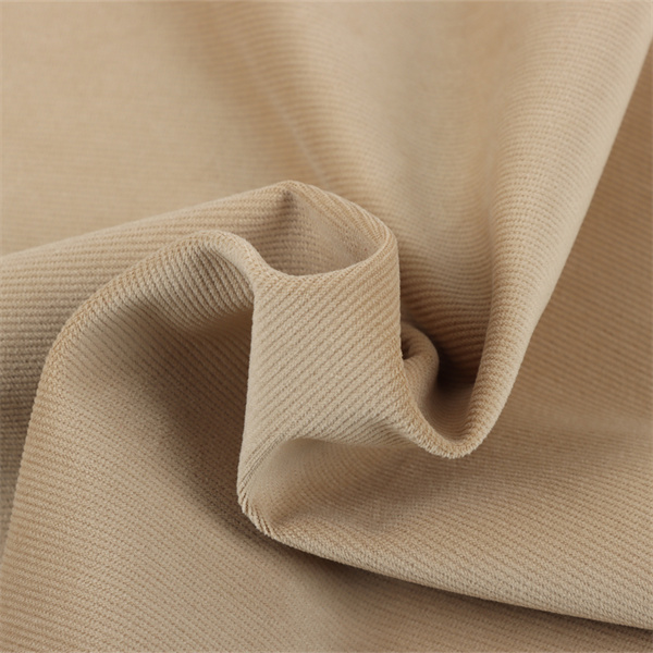 Tkanina sztruksowa ze 100% poliestru o dużej elastyczności na garnitury i spodnie T9295