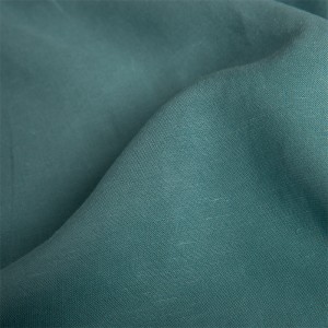 Зеленая 50% вискоза 26% вискоза 24% льняная высококачественная тканая ткань для КОСТЮМА RS9123