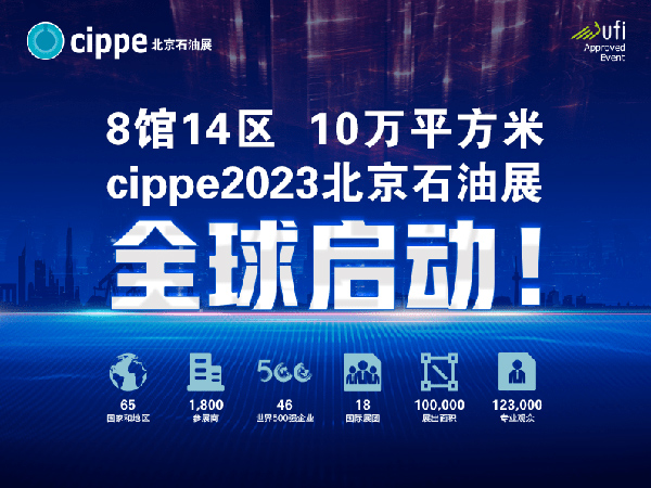 Konférénsi Peralatan Minyak sareng Gas Dunya taunan - Pameran Perminyakan Cippe2023 Beijing diluncurkeun sacara global