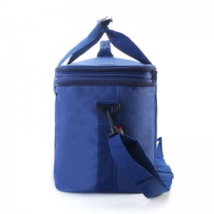 Blue Large Capacity Foldable Cooler Bag