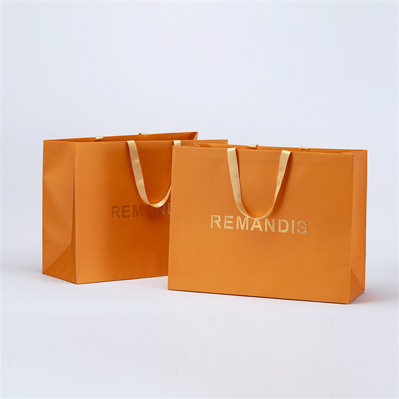 Print Custom Ribbon Fashion Shopping Bags