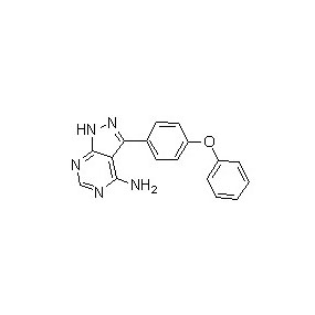 Ібруцініб Прамежкавы 3-(4-фенаксіфеніл)-1Н-піразола[3,4-d]пірымідзін-4-амін