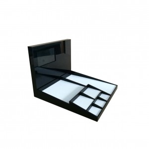 Stondin arddangos gwylio acrylig gyda sgrin LCD / plexiglass top cownter ...