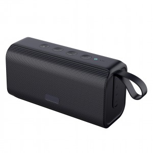 Waterdigte luidspreker, Bluetooth 5.0 draagbare draadlose luidspreker met mikrofoon en TF-kaart, TWS-paring 360 Surround Sound-buitelugluidspreker vir sportstrandreise