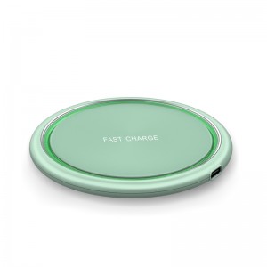 15W fast charging desktop wireless charger pad