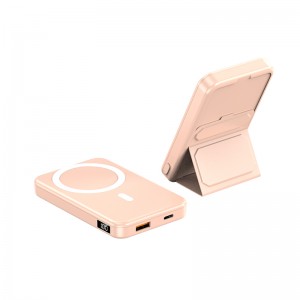 10000mAh wireless fast charging power bank with bracket