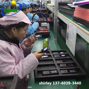 Professional Air Compressor Assembly Line Suppliers –  Mobile Phone Assembly Line with One Conveyor Belt  – Hongdali