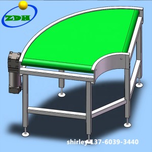 Vula I-Conveyor Table Curve Belt Conveyor nge-45 90 180 degree