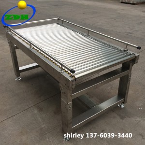 I-Gravity Stainless Steel Roller Conveyors yemishini ye-X-Ray