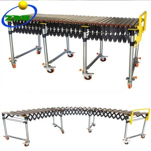 Flexible Roller Conveyor Telescopic Unloading/loading Conveyors