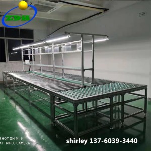 Professional Human Assembly Line Suppliers –  Manual Pallets Roller Conveyors Assembly Lines with Low Cost  – Hongdali