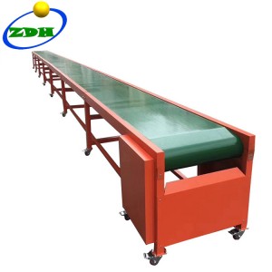 Cargo Transporting Belt Conveyor nga adunay Carbon Steel Frame