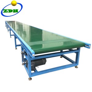Cargo Transporting Belt Conveyor nga adunay Carbon Steel Frame