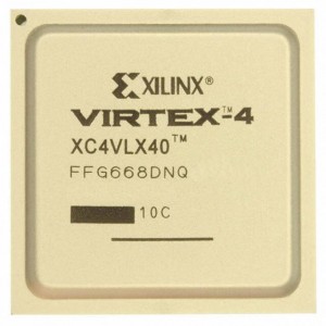 Novi originalis Integrated Circuitus XC4VLX40-10FFG668C