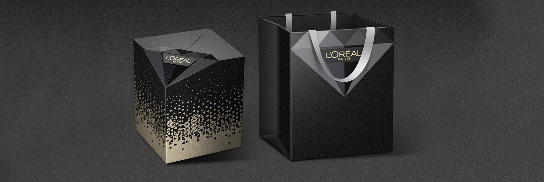 L'Oréal's Age Perfect deluxe skincare PR Gift Set Embalagem Design Imagem em destaque
