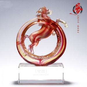 China Supplier Optical Colored Glaze - Customized Dream horse of the Chinese zodiac – Dingshang