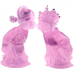 Kukull e personalizuar e dasmës rozë