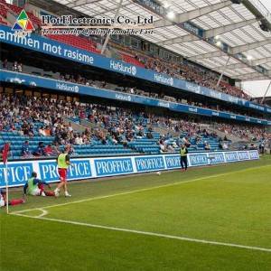 Outdoor HD Stadium Perimeter Led Display 1440Hz Refresh Rate For Advertising