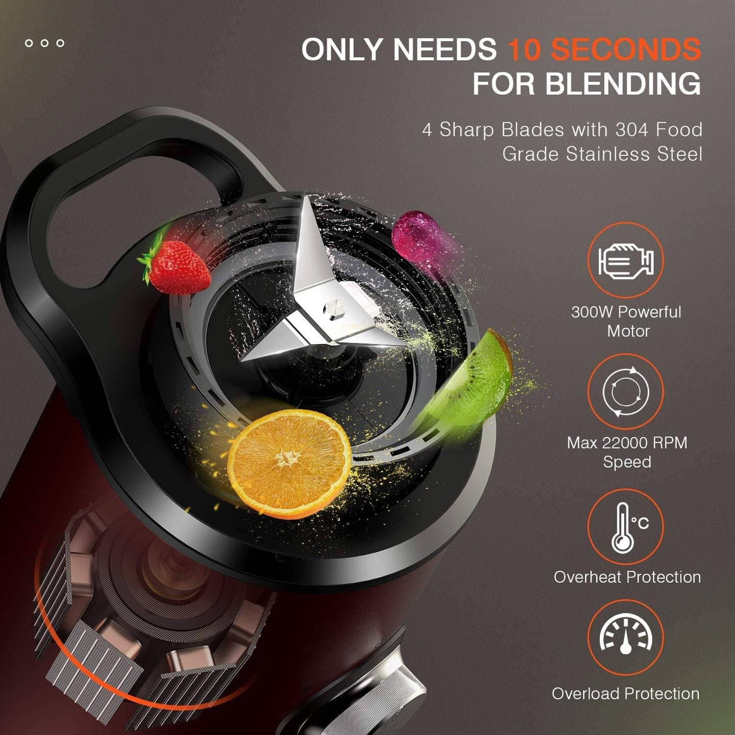 The Best portable electric fruit mixer juicer-Wholesale – HadinEEon