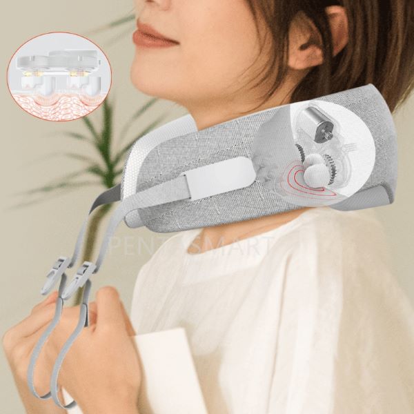 OEM ODM Електрически топлинен масажор за врата и раменете Масажор за месене на врата Безжична нагревателна подложка за врата и раменете