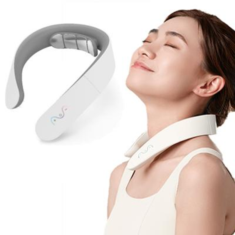 Electric Pulse Neck Massager Deep Tissue Pain Relief Heating CE KC ត្រូវបានអនុម័ត