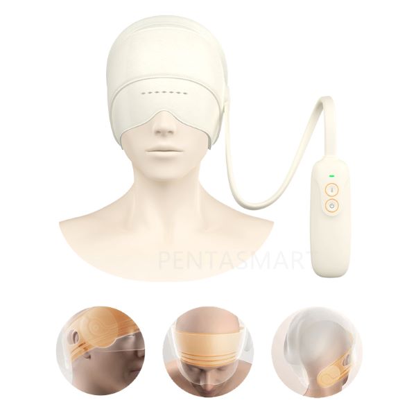 OEM ODM масаж за главоболие Батериен масажор за глава Релаксиращ масаж на главата и шията