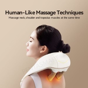 OEM priljubljena vroča prodaja masažne blazine za vrat in hrbet Shiatsu masažna naprava za hrbet in vrat