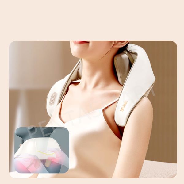 Rechargeable Heated Pillow Cordless Shiatsu Massage Pillow ine Heat China Heated Pillow Massager