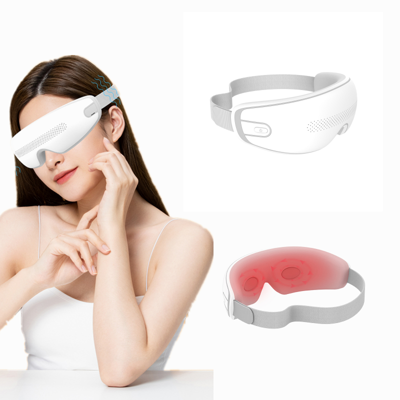 Masaxeiro sen fíos ODM para o coidado dos ollos con amasado e vibración a presión de aire