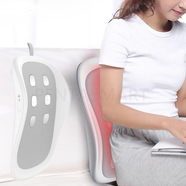 Coxín de masaxe de apoio lumbar Máquina de masaxe lumbar Mellor masaxe de costas quentado Masaxe de costas sen fíos