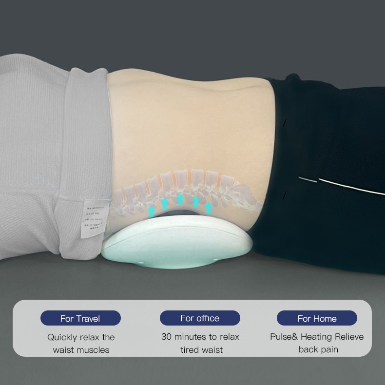 Masaxe lumbar por xunto de boa calidade para a cintura. Mellor alivio da dor do período de coidados menstruais