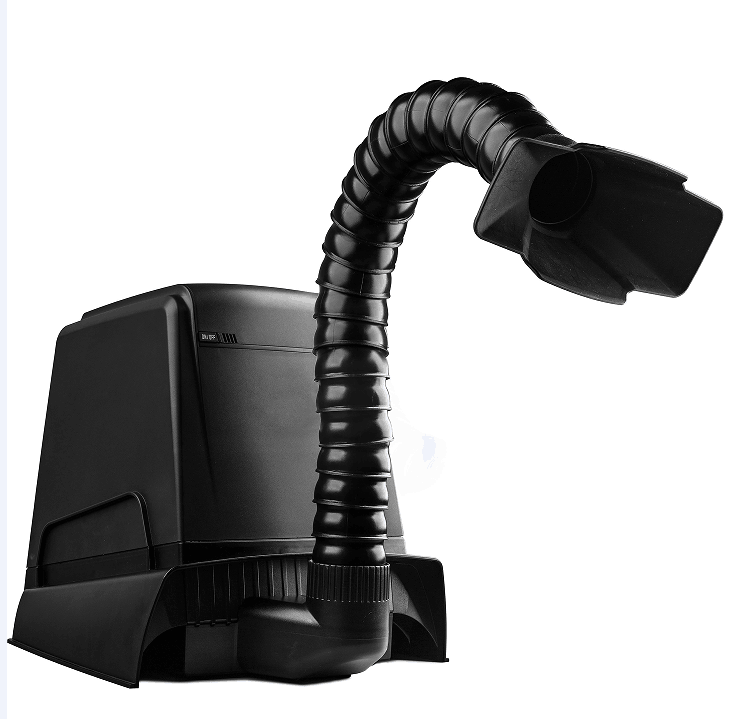 Extractor de fums de sobretaula/escriptori lleuger amb 3 velocitats de ventilador diferents Imatge destacada